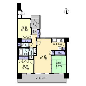 アルス甲陽園 間取図・土地図