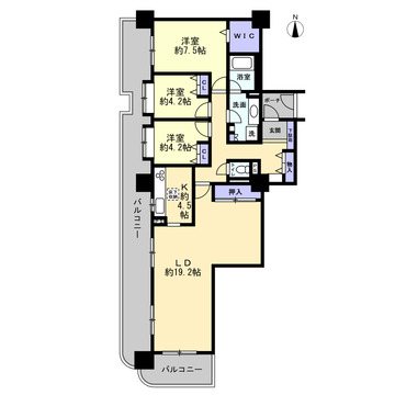 大阪府大阪市都島区友渕町１丁目4-3 間取図・土地図