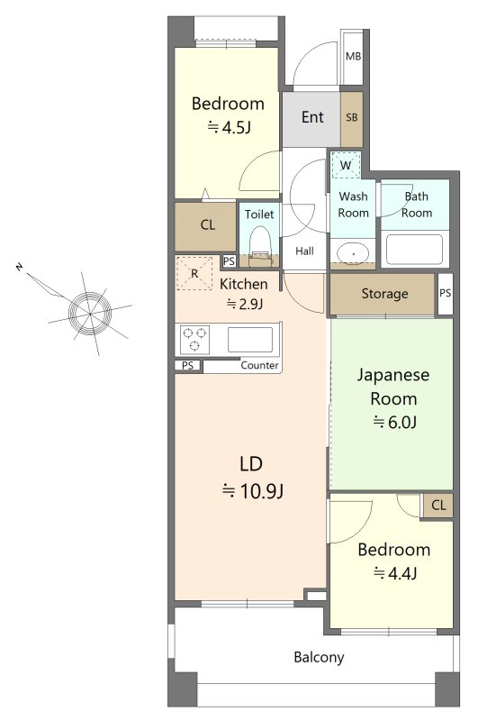 アーバンフォレスト藤が丘 間取図・土地図