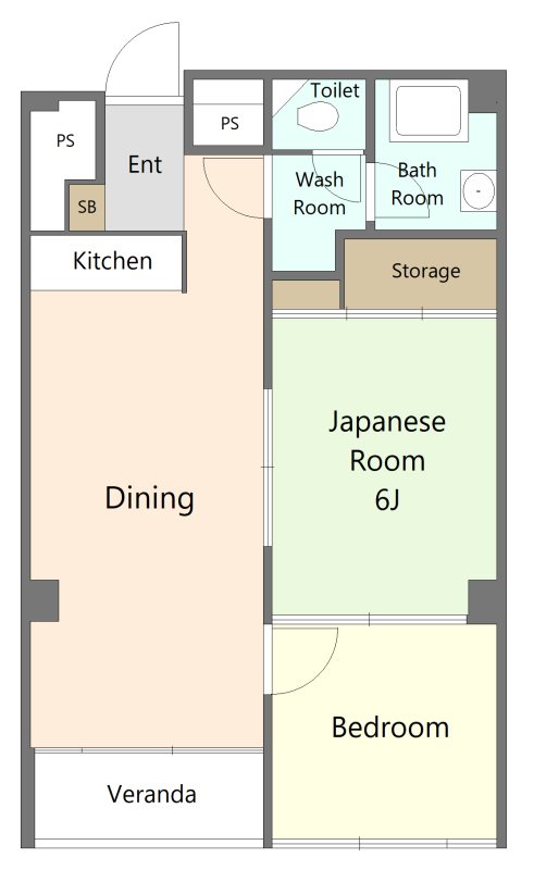 調布シュロス 間取図・土地図