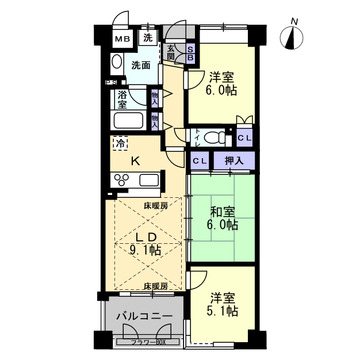 アルファステイツ西神中央 間取図・土地図