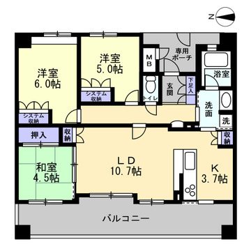 アルス新金岡 間取図・土地図