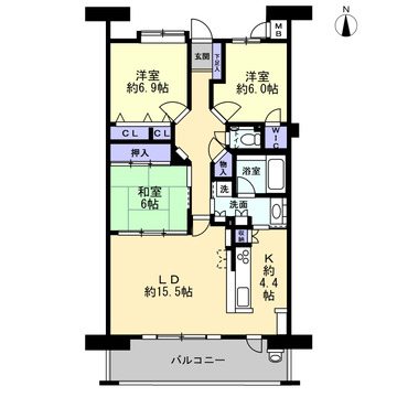 フローレンス木太3区グランドアーク 間取図・土地図