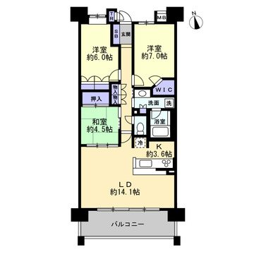 藤和鳴海ホームズ 間取図・土地図
