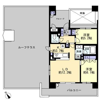 ローレルスクエア豊中アウレリア 間取図・土地図