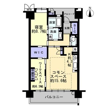 サウスオールシティレフトウイング 間取図・土地図