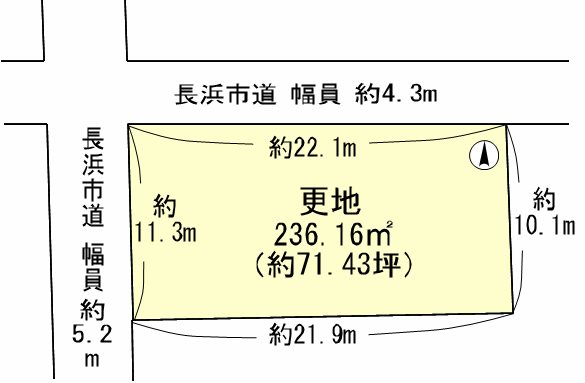 長浜市南呉服町 間取り図