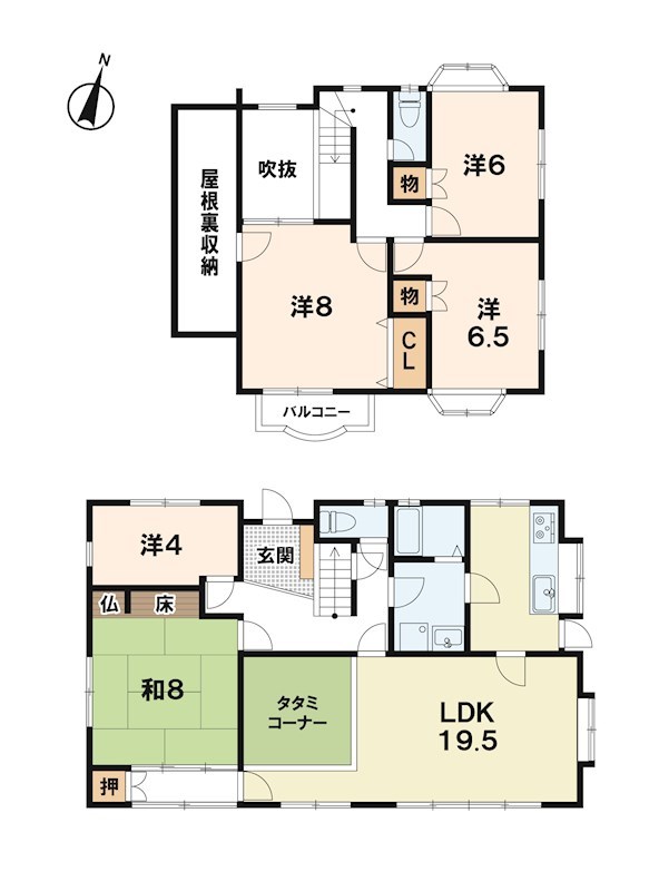 大津市仰木の里５丁目 間取り図