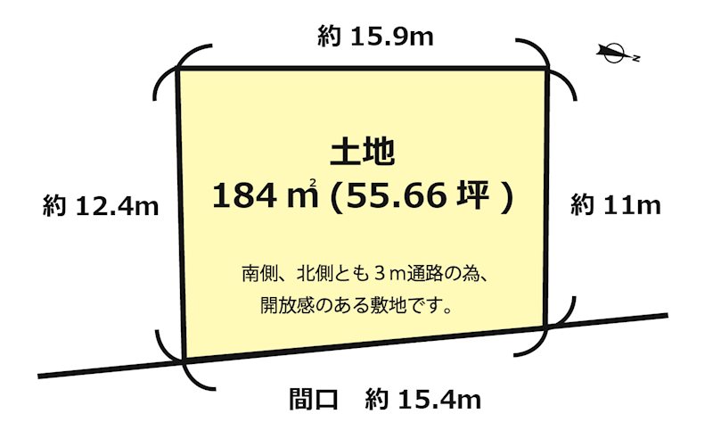 京都市左京区岩倉長谷町 間取り図