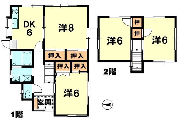 彦根市原町 間取り図