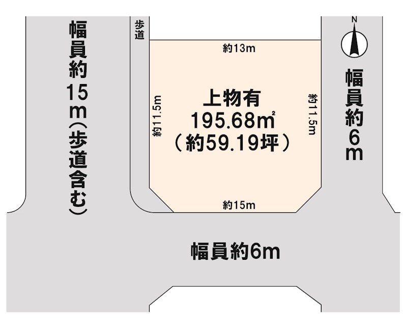 大津市水明２丁目 間取図・土地図