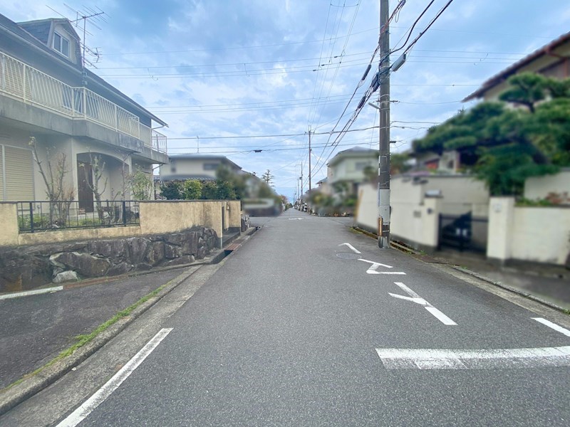 大津市水明２丁目 現地写真（前面道路含む現地写真）