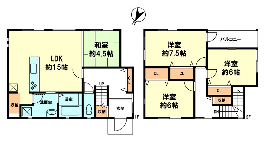 東近江市伊庭町 間取り図