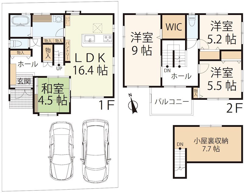 大津市瀬田３丁目〔ニュータウン2期1号地〕  間取り図