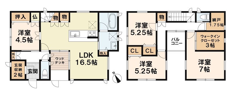 東近江市佐野町   間取り図