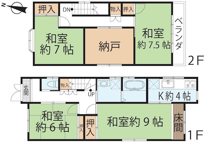 大津市大江２丁目 間取り図