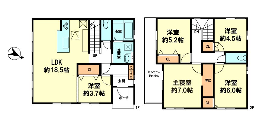 近江八幡市中村町　１期　３号地 間取り図