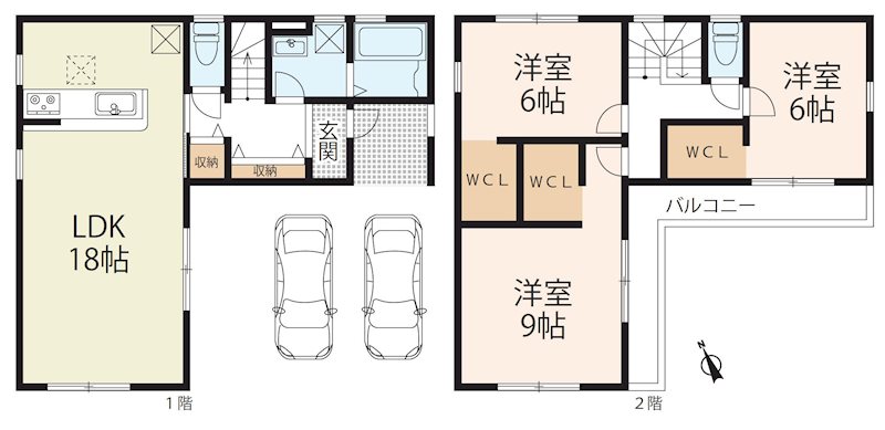 草津市追分２丁目　　【１号棟】 外観写真