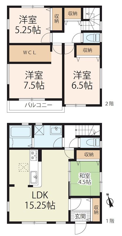 草津市追分２丁目　　【3号棟】  外観写真