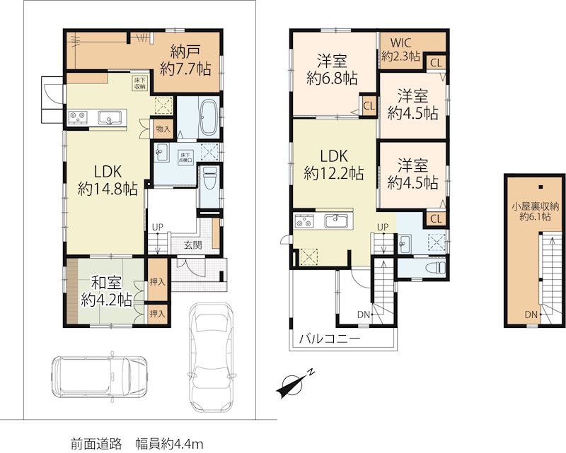 栗東市小野 間取り図