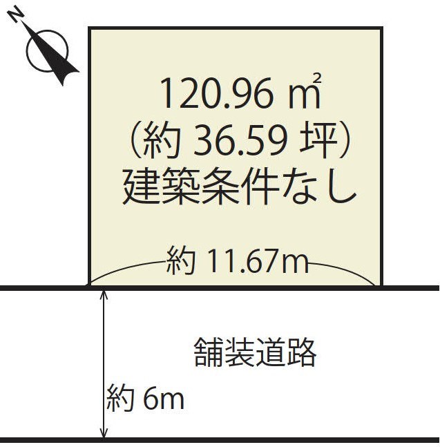 大津市一里山５丁目〔1期1号地〕 間取り図