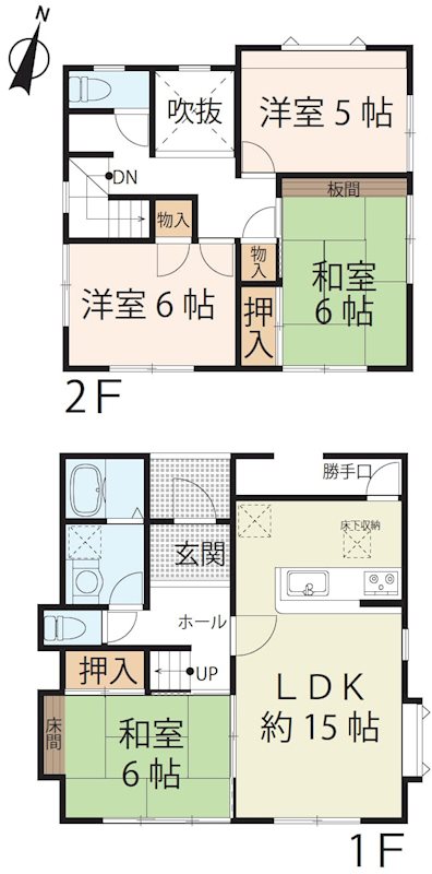 大津市里７丁目 間取り図