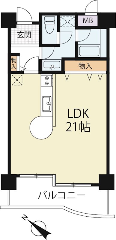 琵琶湖アーバンリゾートⅡ番館  間取り図