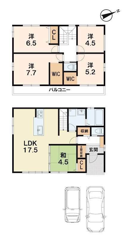 大津市唐崎１丁目１期１棟 間取り図