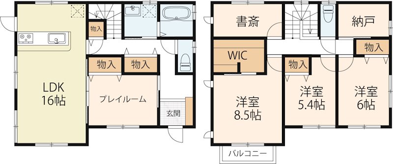 守山市小島町 間取り図