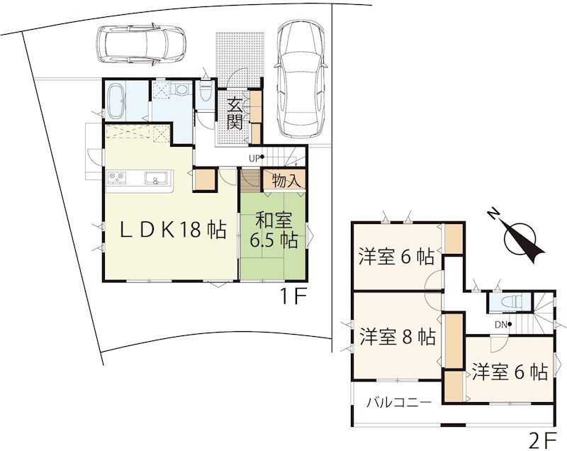 大津市一里山４丁目 間取り図