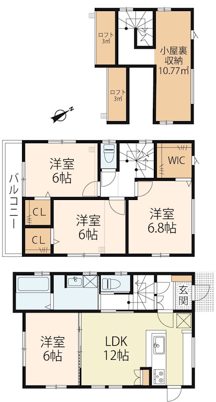 彦根市高宮町 間取り図