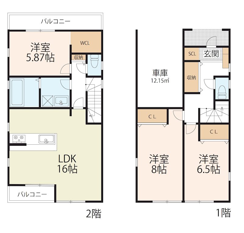 草津市新浜町　【1号棟】 外観