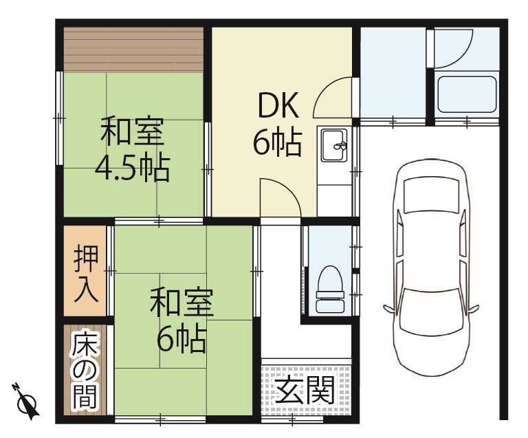 彦根市後三条町 間取り図