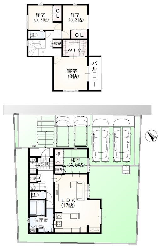 彦根市大藪町 間取り図