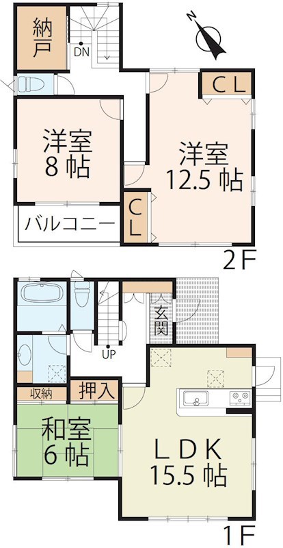 大津市松陽2丁目 間取り図