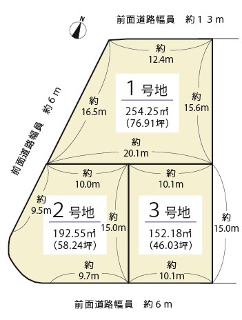 近江八幡市安土町上豊浦・下豊浦　１号地  間取り図