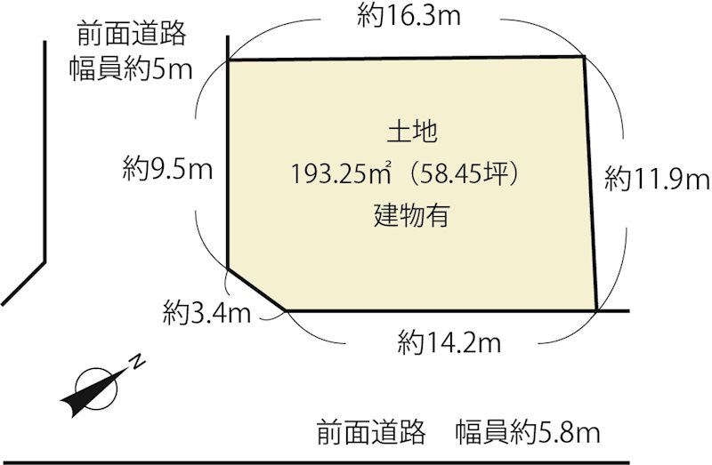 草津市野村3丁目 間取り図