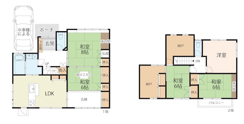 草津市南笠東３丁目 間取り図