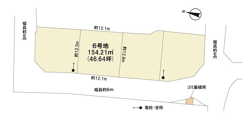 大津市南志賀３丁目　６号地 間取り図
