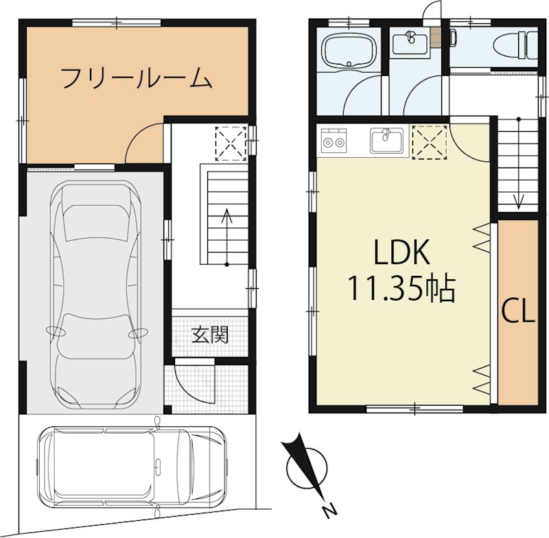草津市駒井沢町380-45 間取り図