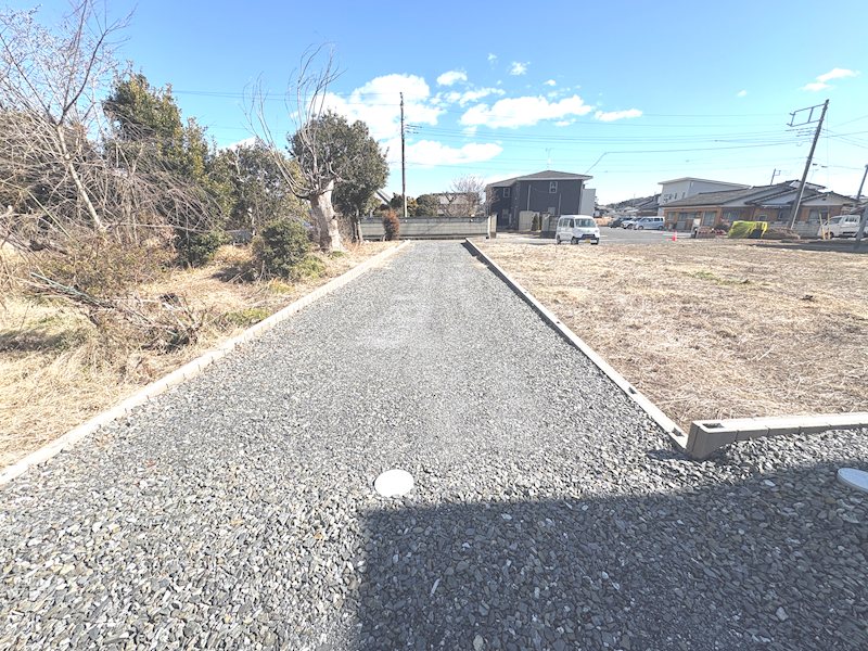 【3/2改定】常陸太田市磯部町　A区画 現地写真（前面道路含む現地写真）