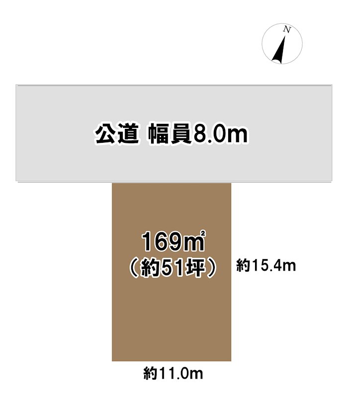 【売地】　小美玉市幡谷 間取図・土地図