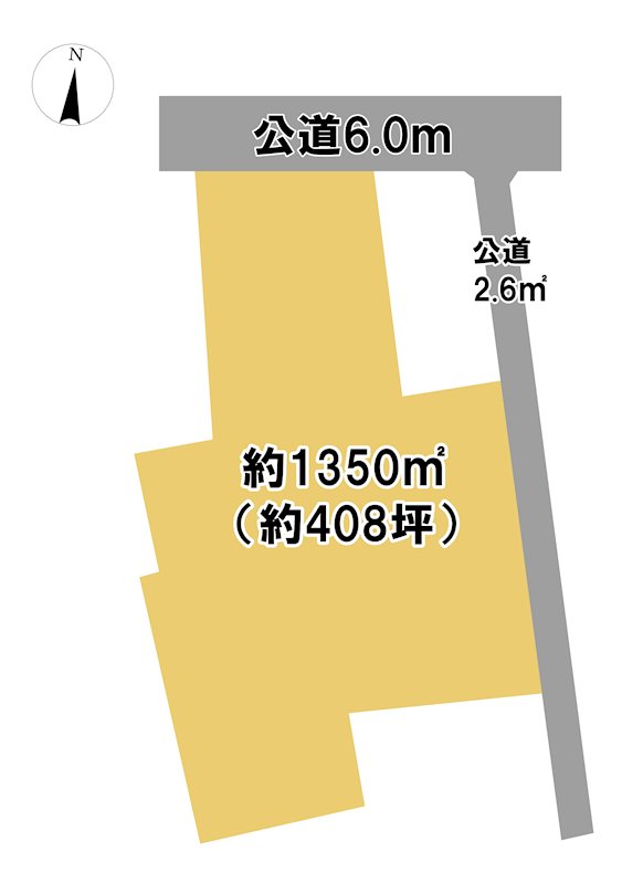 【売地】　石岡市高浜 間取図・土地図
