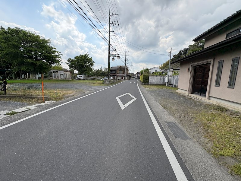 【売地】　石岡市高浜 現地写真（前面道路含む現地写真）
