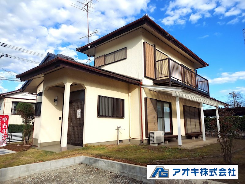 小美玉市堅倉　【中古住宅】 間取図・土地図