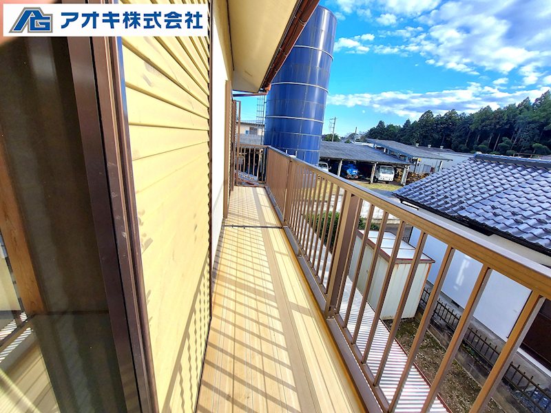 小美玉市堅倉　【中古住宅】 現地写真（バルコニー）
