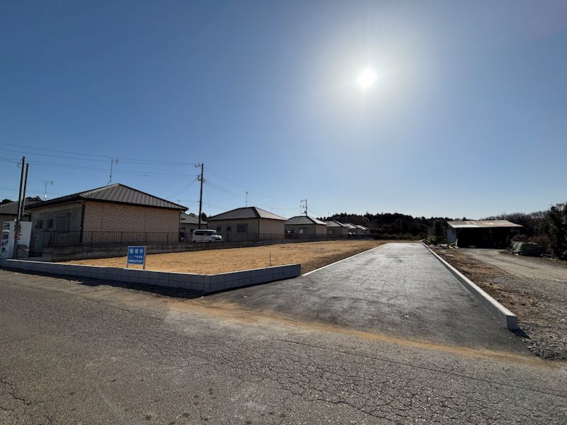 ◆鉾田市子生宅地分譲 全3区画◆C号地 現地写真（前面道路含む現地写真）