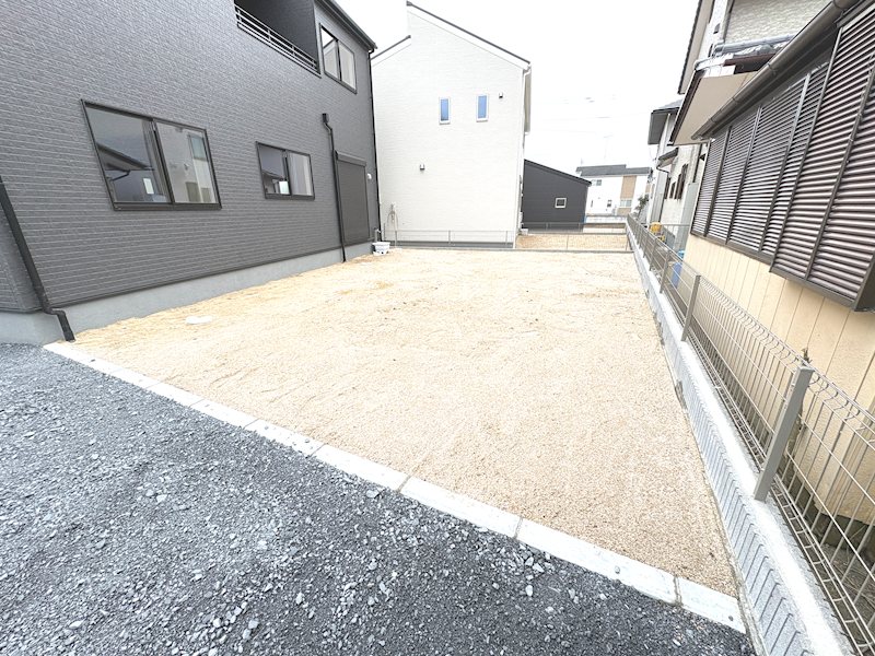 【全3棟】　石岡市府中第1　1号棟 現地写真（庭）