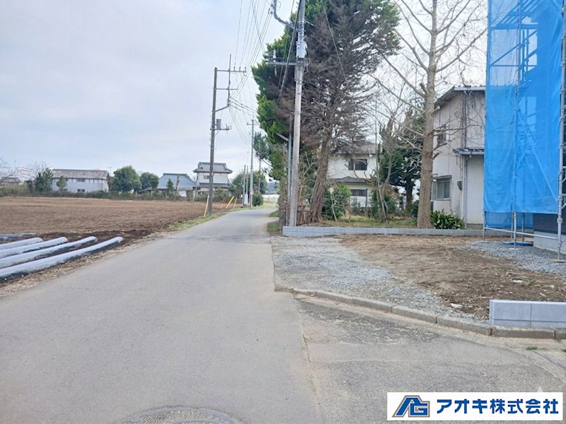 【全2棟】　鉾田市舟木第1　1号棟 現地写真（前面道路含む現地写真）