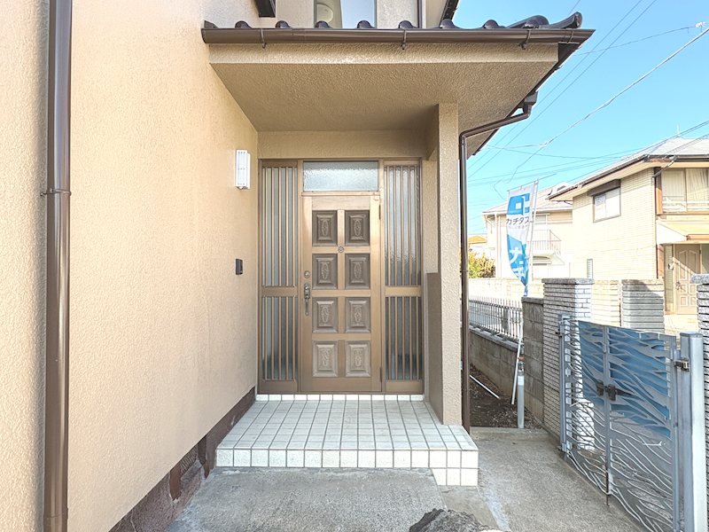 中古戸建　笠間市下郷 現地写真（玄関）
